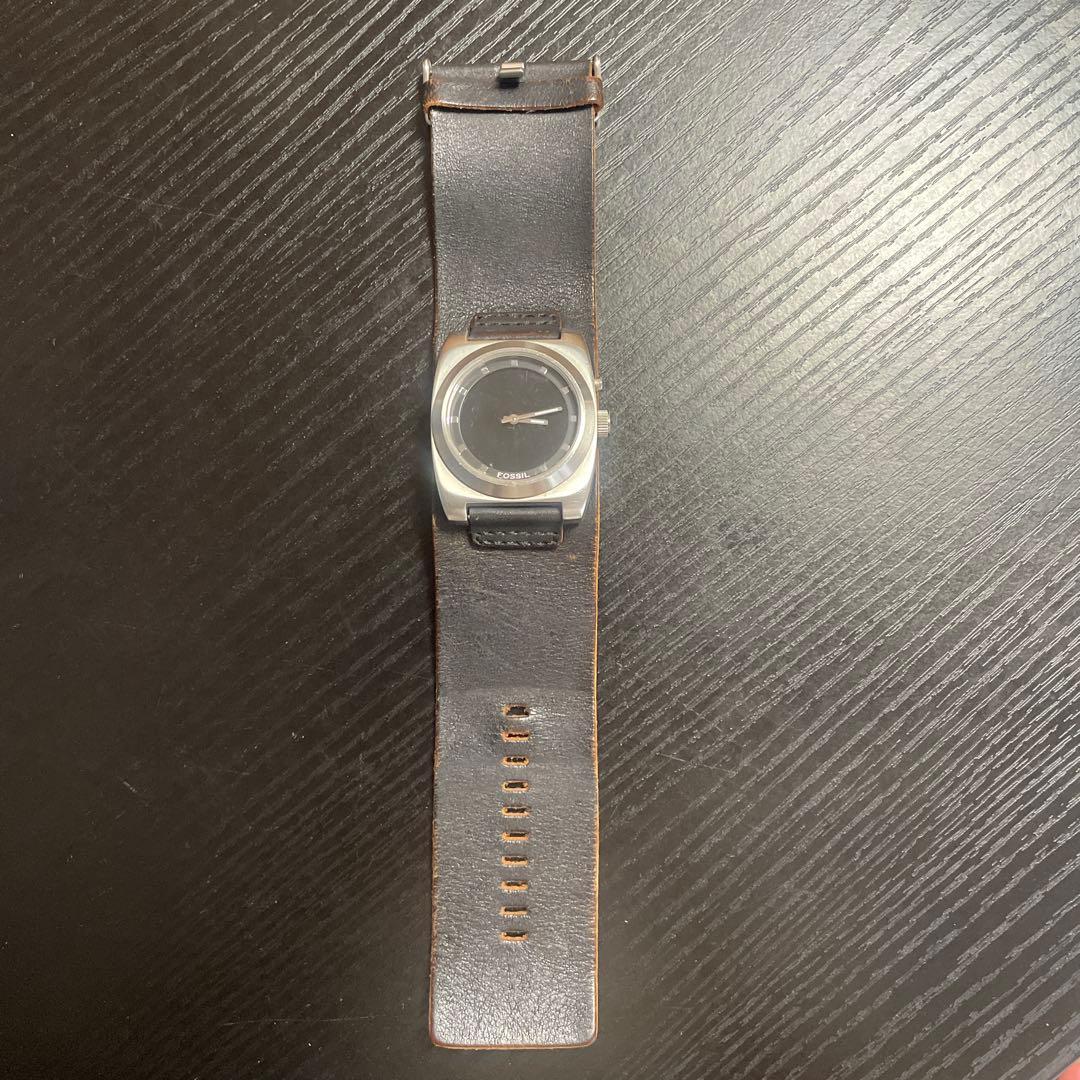 FOSSIL Leather Band Series Men's Watch — Japanese