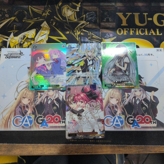Weiss Schwarz Unopened Weiss Schwarz Booster Pack GA Bunko 2box+SP Signed Box — Japanese