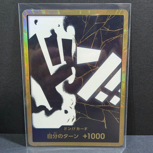 One Piece One Piece Card Gold Don Teach — Don!! Card — Japanese