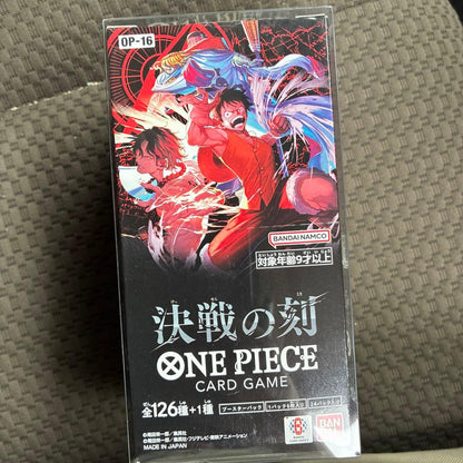 One Piece New Sealed One Piece Card Game Clash of Fate Box with Tape Box — Japanese