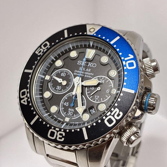 SEIKO V175-0AD0 Quartz Men's Watch — Japanese