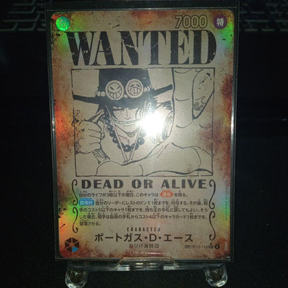 One Piece Portgas D. Ace スペシャルカード — Inherited Will — Japanese