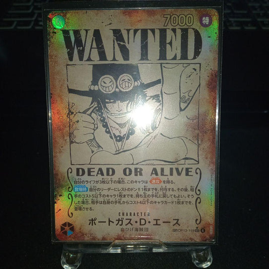 One Piece Portgas D. Ace スペシャルカード — Inherited Will — Japanese