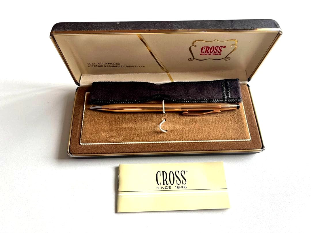 CROSS Classic Century vintage 14KT gold filled mechanical pencil with box and refill made in USA