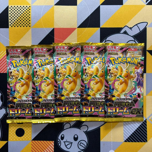 Pokemon Pokémon Card Mega Dream ex New Unopened Pack 5 Pack Pack — M High Class Pack MEGA Dream ex — Japanese