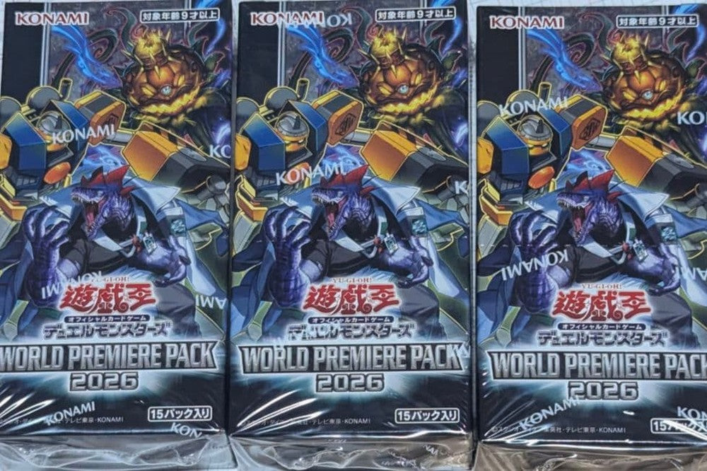 Yu-Gi-Oh Yu-Gi-Oh! WORLD PREMIERE PACK 2026 Three Boxes Box — Japanese