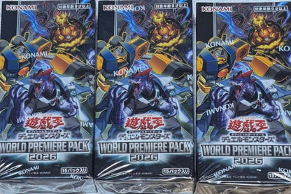 Yu-Gi-Oh Yu-Gi-Oh! WORLD PREMIERE PACK 2026 Three Boxes Box — Japanese