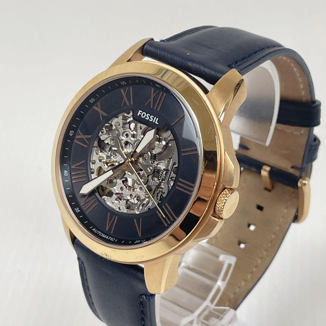 FOSSIL Skeleton Dial Back Skeleton Automatic Men's Watch — Japanese