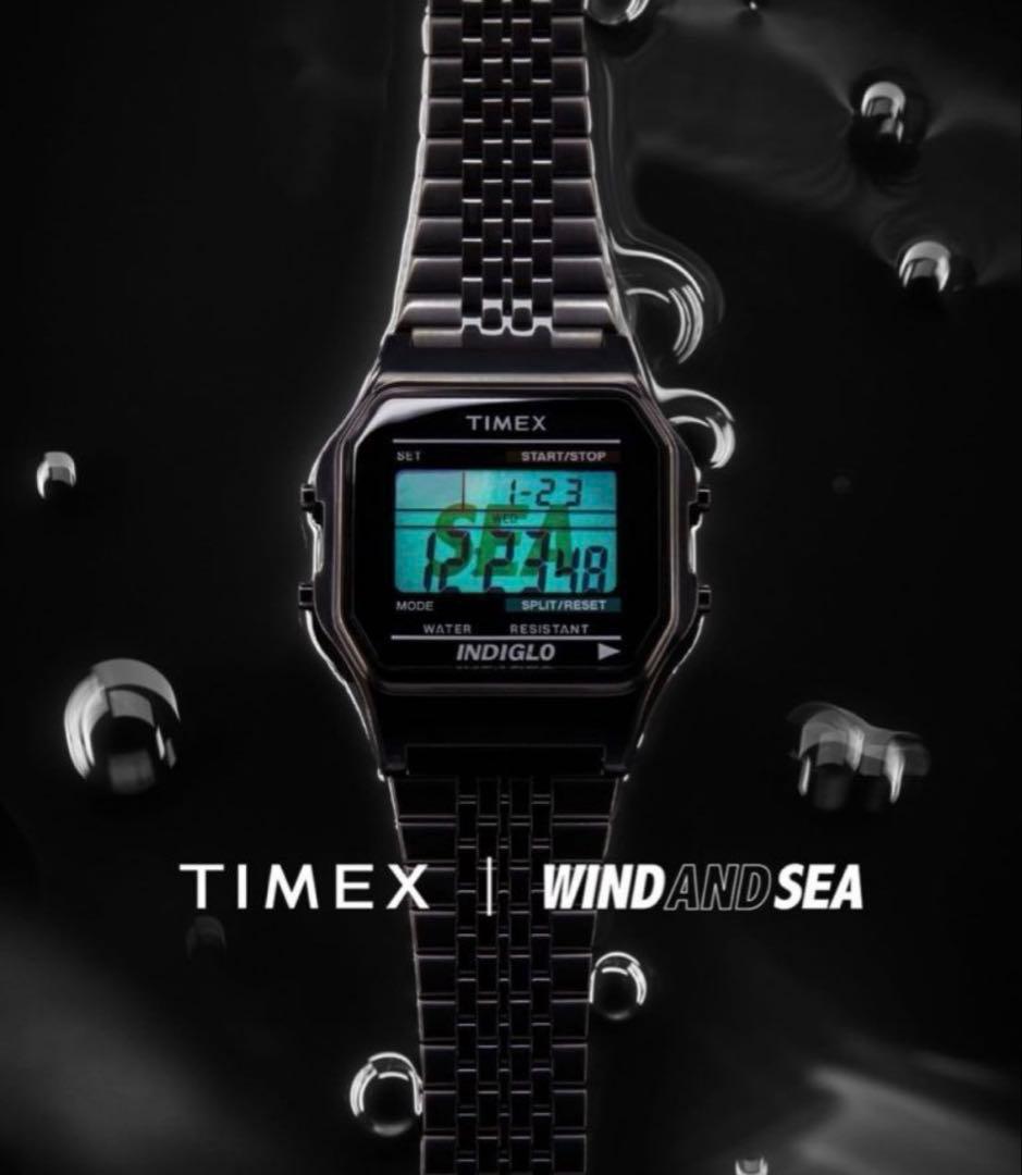 TIMEX WIND AND SEA TIMEX Digital Men's Watch — Japanese