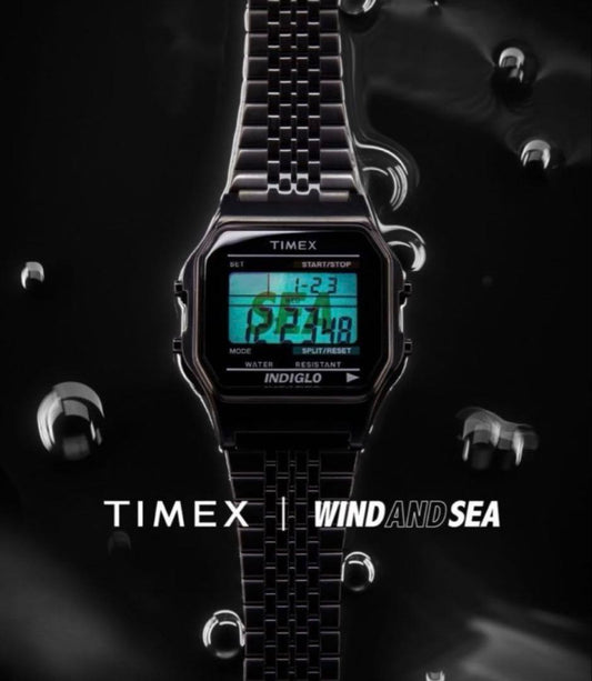 TIMEX WIND AND SEA TIMEX Digital Men's Watch — Japanese