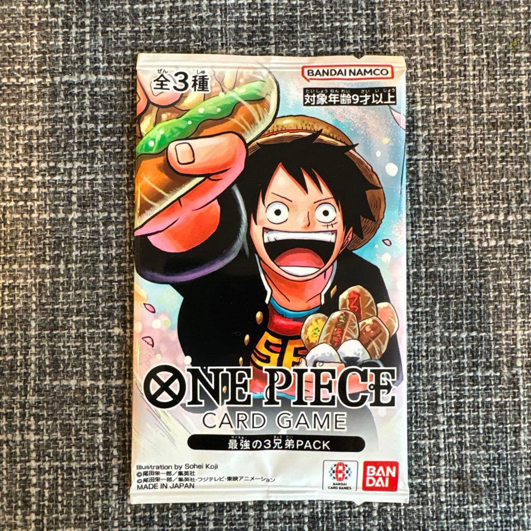 One Piece One Piece Card Application All Participants Service The Strongest Three Brothers Pack — Japanese