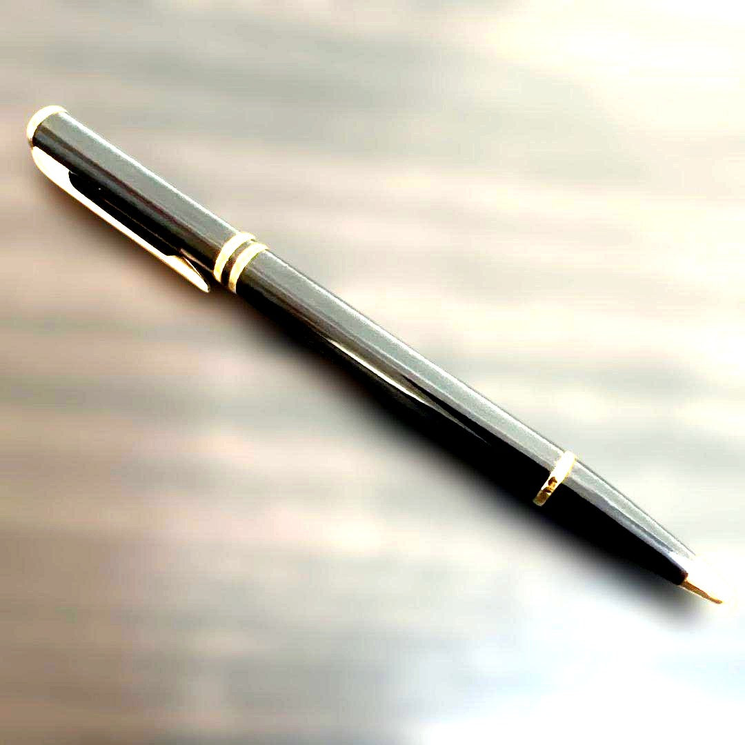 WATERMAN ballpoint pen with rotating mechanism and refillable ink shown on white background