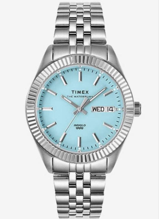 TIMEX Waterbury 36mm Blue Quartz Men's Watch — Japanese