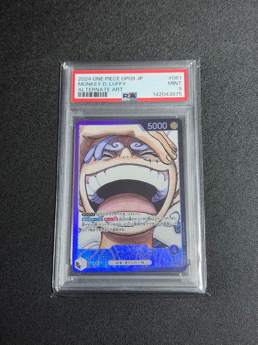 PSA 9 One Piece Monkey D. Luffy L — Japanese