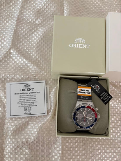 ORIENT RN-TX0201L Solar Men's Watch — Japanese