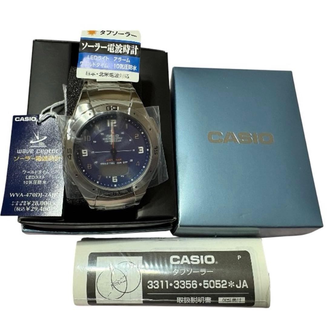 CASIO Wave Ceptor Solar Men's Watch — Japanese