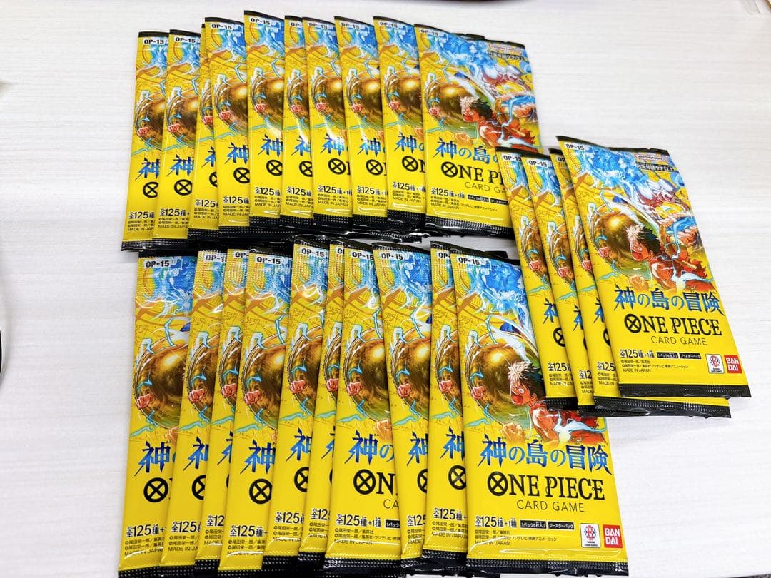 One Piece Booster Pack Divine Island Adventure OP-15 24 Pack Pack — OP-15 — Japanese