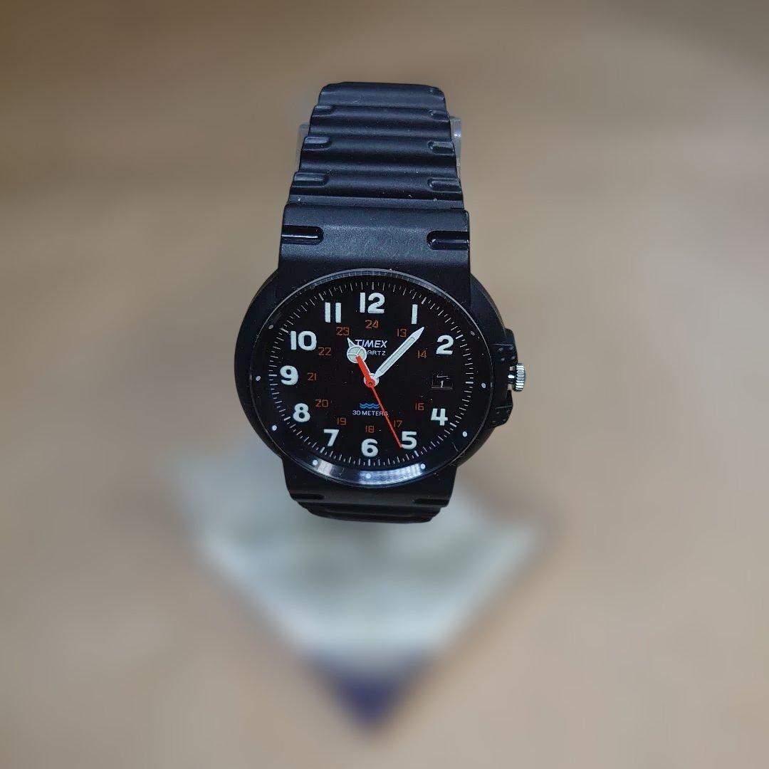 TIMEX Black Max Sportsquartz 1990s Men's Watch — Japanese