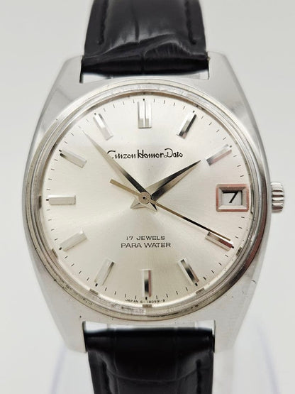 Citizen Homa Date 17 Jewels Manual Men's Watch — Japanese