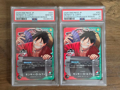 PSA 10 One Piece Monkey D. Luffy L — Japanese