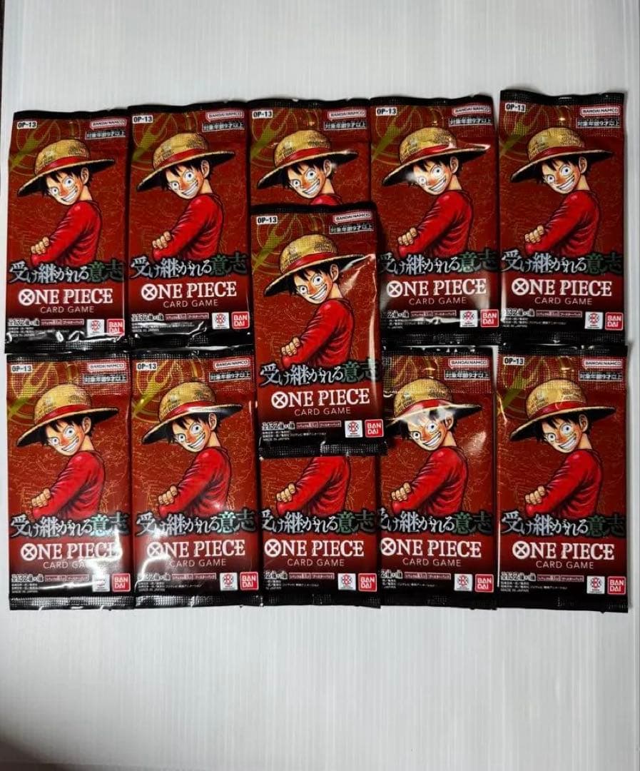 One Piece One Piece Card: The Will of Inheritance Pack 11 Pack — Japanese