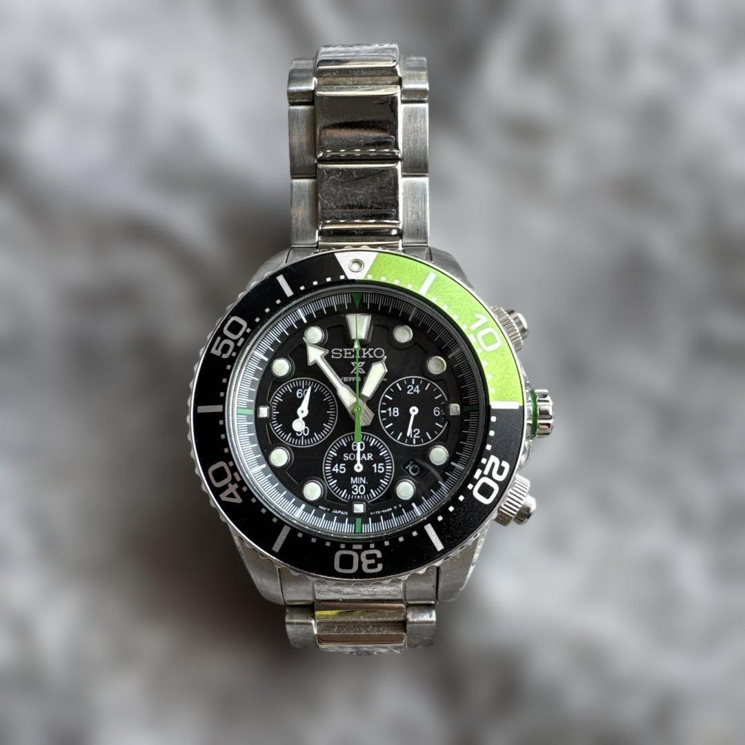 SEIKO Prospex Diver Chronograph Limited Solar Men's Watch — Japanese