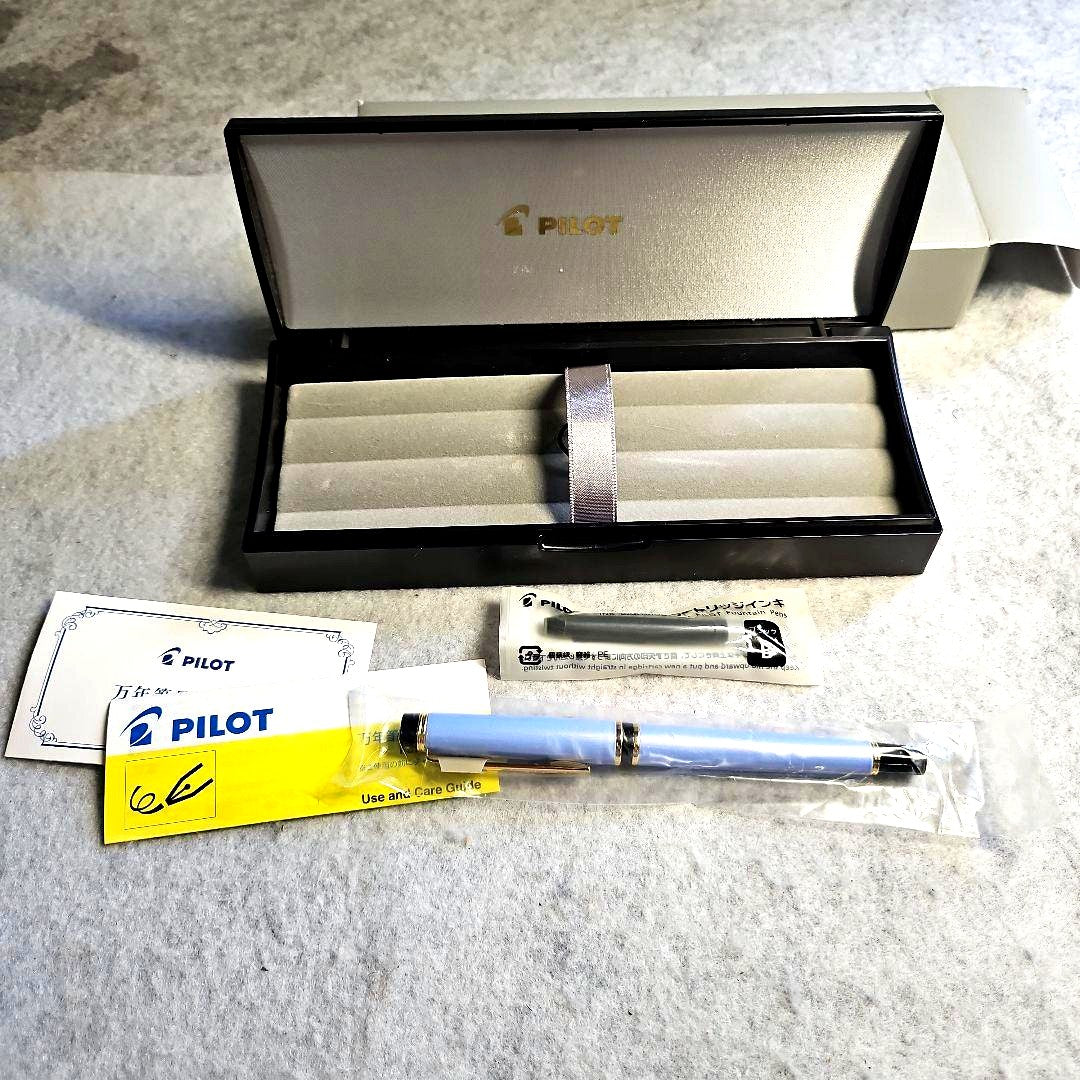 PILOT Fountain Pen FGRC-12SR-PLEF with sleek design and polished finish shown from front angle