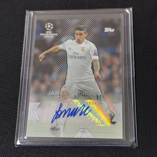 James Rodríguez Signed Card 2016 — Japanese