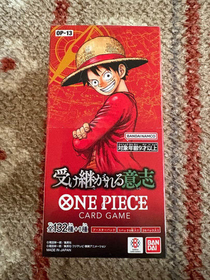 One Piece One Piece Card: The Inherited Will Tape Cut 1Box Box — Japanese