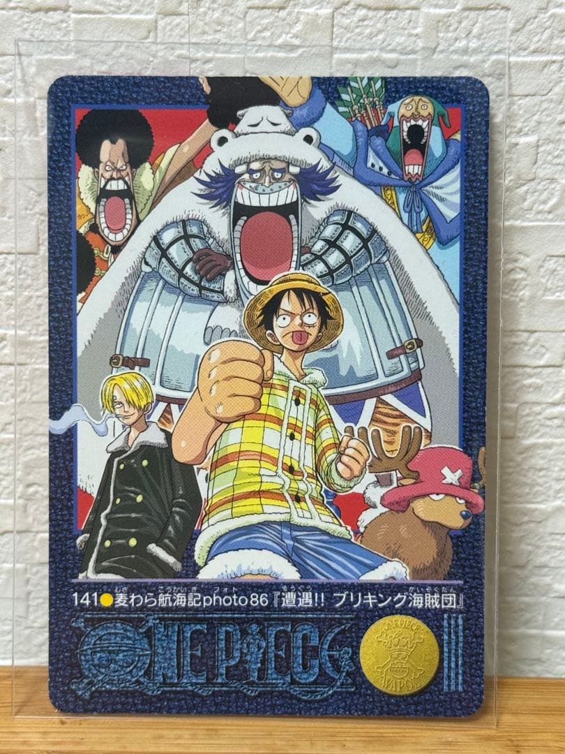 One Piece Retro Card ONE PIECE Visual Adventure 141 Straw Hat Voyage L — Japanese