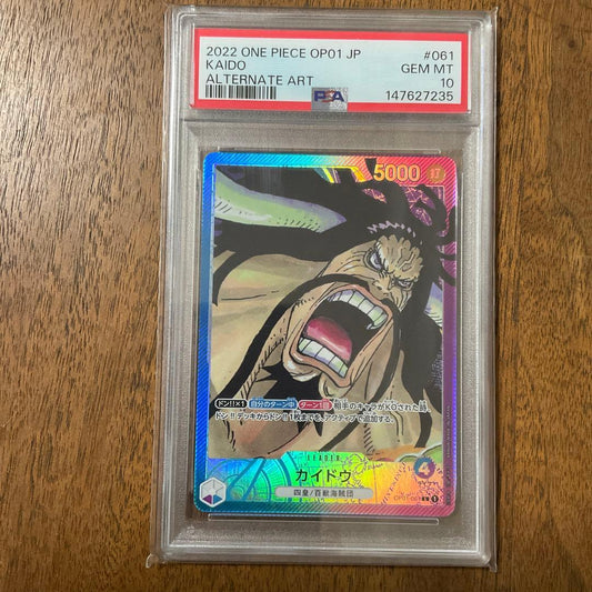 PSA 10 One Piece Kaido L — Japanese
