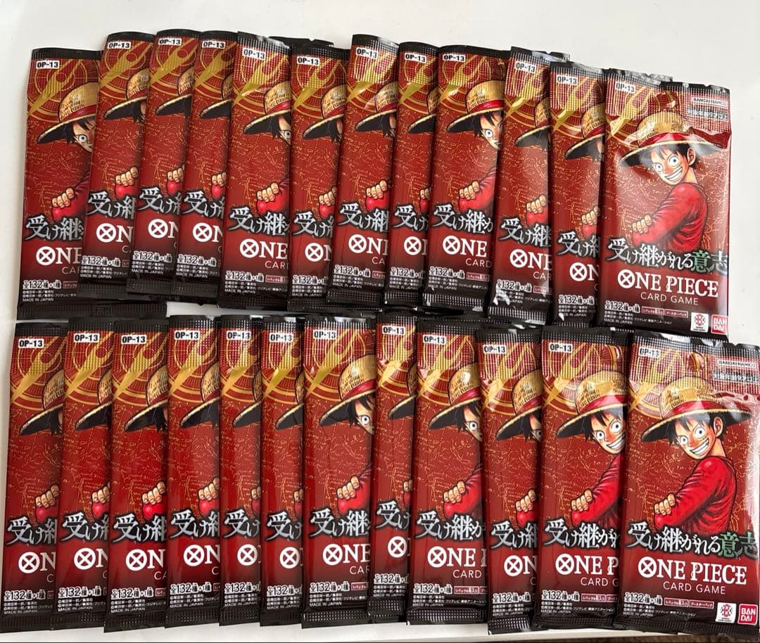 One Piece One Piece Card Game: The Will Carried Forward (24 Pack) Pack P — Japanese
