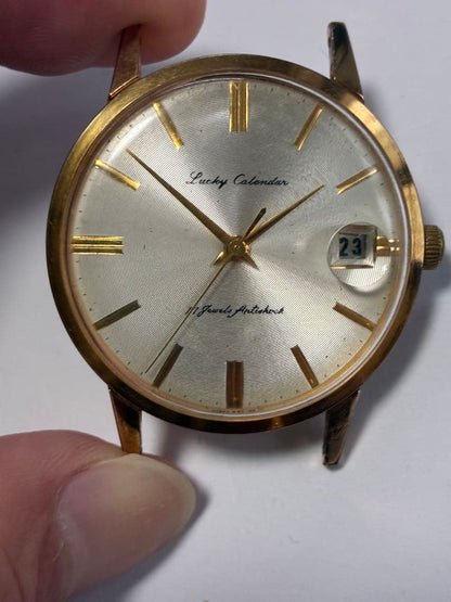 ORIENT ラッキーカレンダー Manual Men's Watch — Japanese