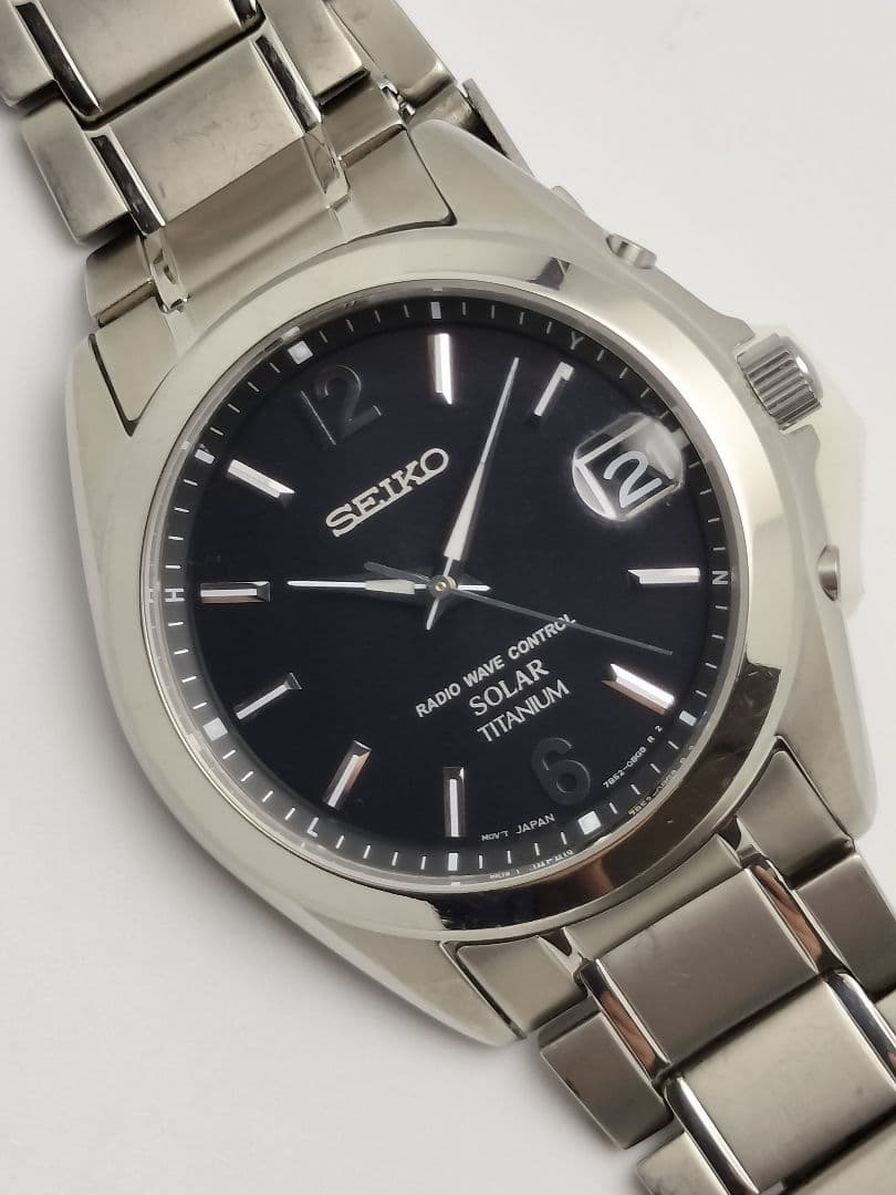 SEIKO SBTM229 Solar Men's Watch — Japanese