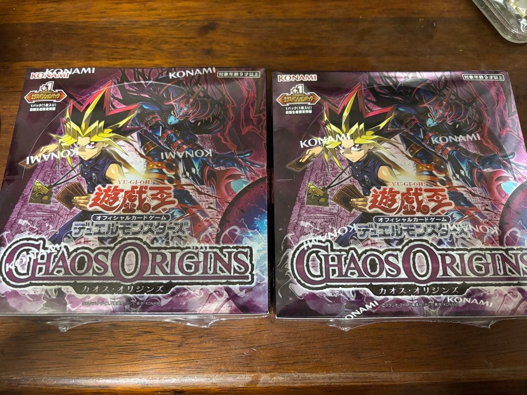 Yu-Gi-Oh Unopened Shrink-Wrapped Yu-Gi-Oh! OCG Chaos Origins 2Box Box — Japanese