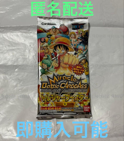 One Piece Miracle Battle Carddass One Piece Treasure Booster Unopened Pack — Japanese