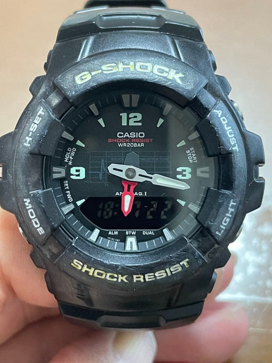 CASIO G-100 Digital Men's Watch — Japanese