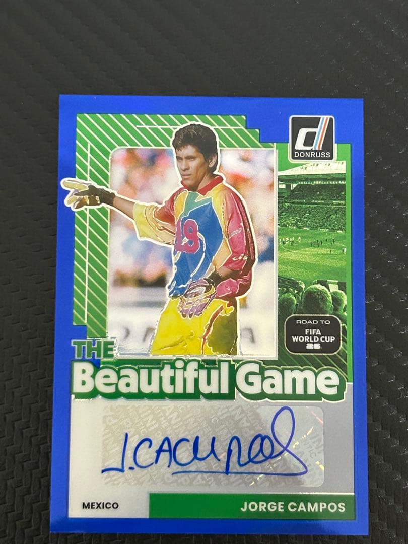 Jorge Campos /49 Signature Card — Japanese