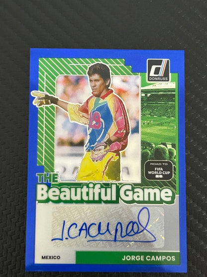 Jorge Campos /49 Signature Card — Japanese