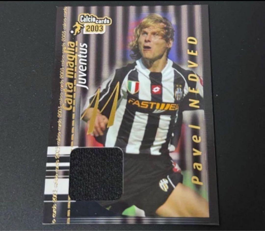 Juventus Calcio Card Pavel Nedved Jersey Card — Japanese