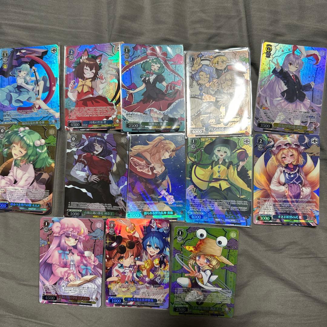 Weiss Schwarz Weiß Schwarz Touhou Project SR Collection Sale — Japanese