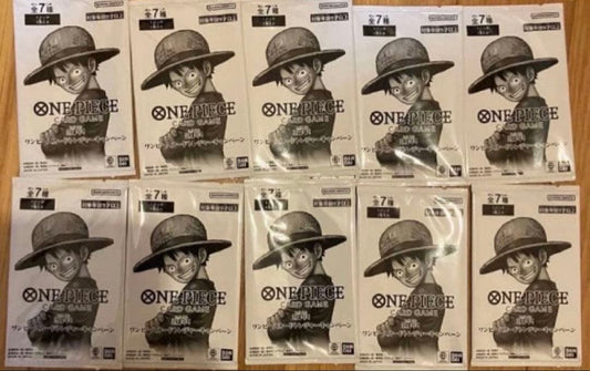 One Piece One Piece Card Treasure Campaign Pack Unopened 10 Pack Pack — Japanese