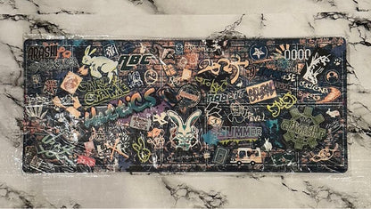 Yu-Gi-Oh Hatchy CS Half Play Mat Usagi Graffiti Unopened Venue Limited Pack — Japanese