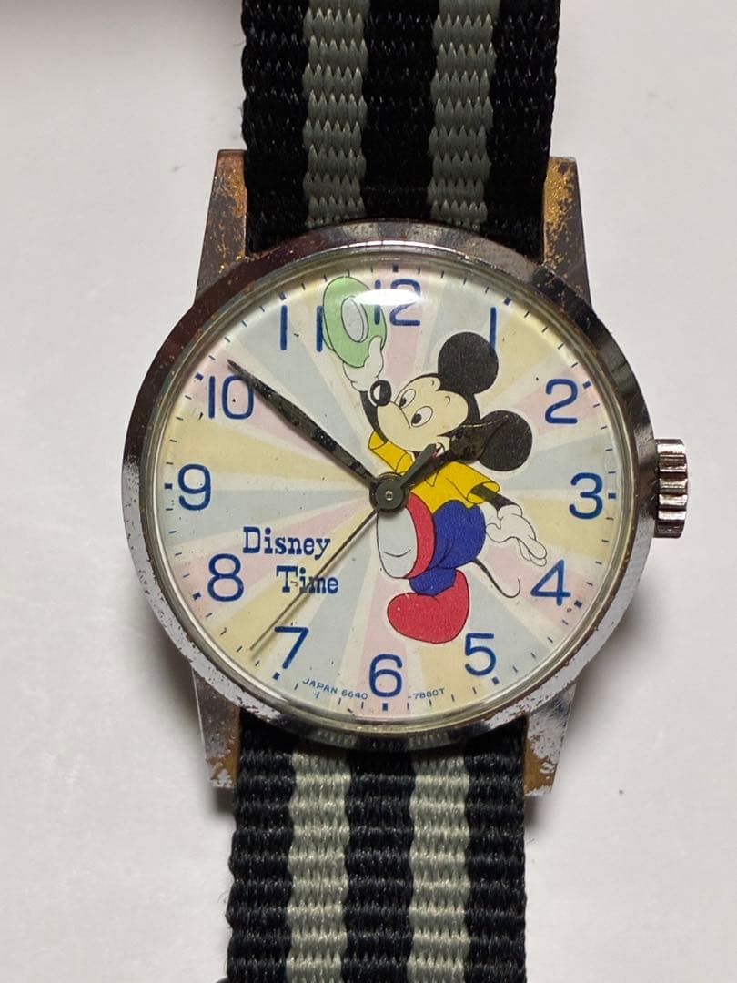 SEIKO Disney Time Mickey SBTR009 Manual Men's Watch — Japanese