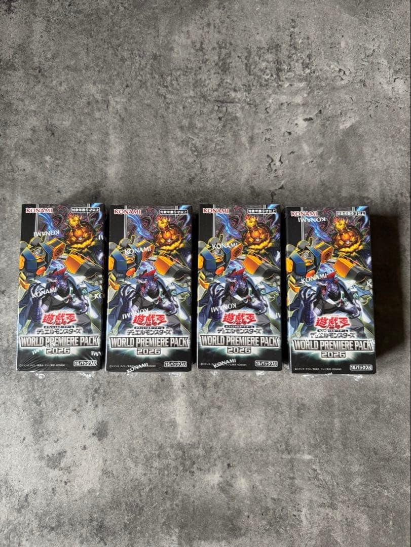 Yu-Gi-Oh Yu-Gi-Oh! WORLD PREMIERE PACK 2024 4BOX Box — Japanese
