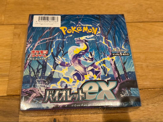 Pokemon Pokémon Center Violet ex Shiny Box Box — Japanese