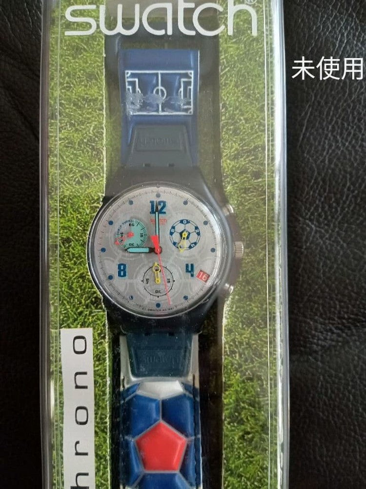swatch クロノグラフ サッカー Analog Men's — Japanese