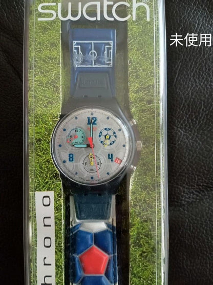 swatch クロノグラフ サッカー Analog Men's — Japanese