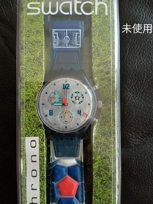swatch クロノグラフ サッカー Analog Men's — Japanese