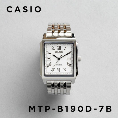 CASIO MTP-B190D-7B Quartz Men's Watch — Japanese